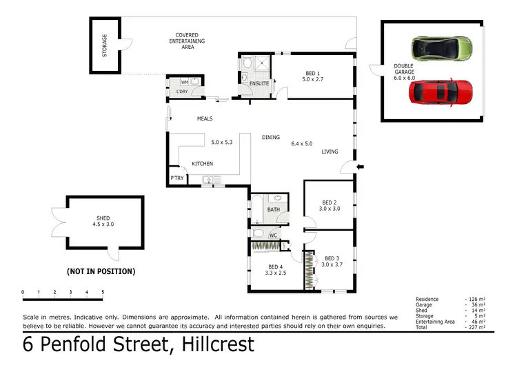 Floorplan of Homely house listing, 6 Penfold Street, Hillcrest QLD 4118