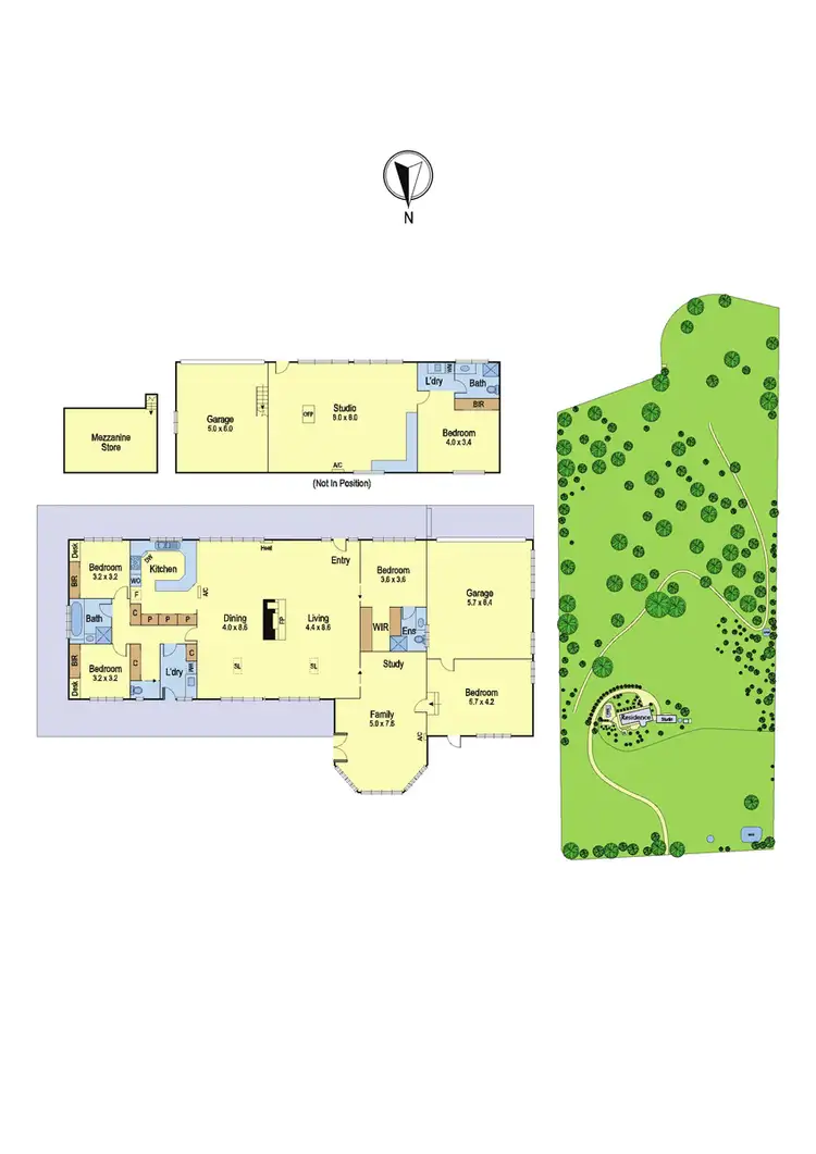 Floorplan of Homely house listing, 140 Eltham Yarra Glen Road, Kangaroo Ground VIC 3097