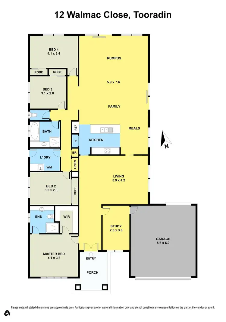 Floorplan of Homely house listing, 12 Walmac Close, Tooradin VIC 3980