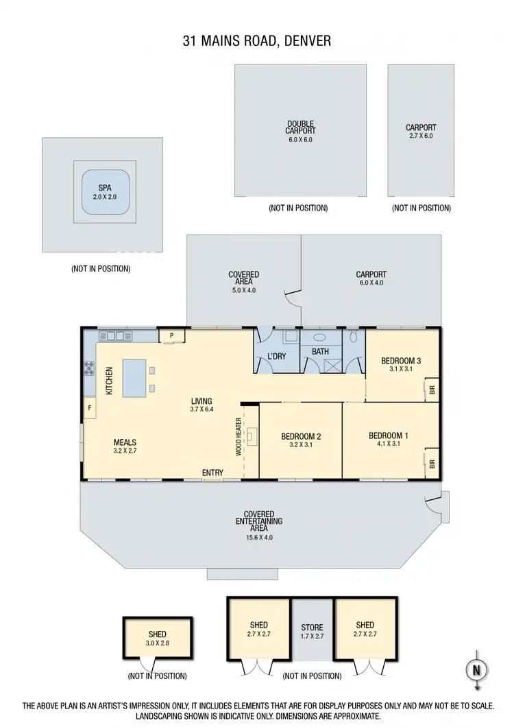 Floorplan of Homely house listing, 31 Mains Road, Denver VIC 3461