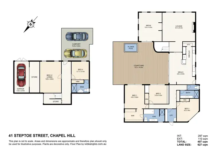 Floorplan of Homely house listing, 41 Steptoe Street, Chapel Hill QLD 4069