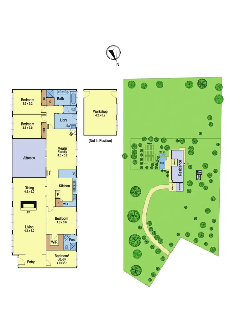 Floorplan of Homely house listing, 191 River Avenue, Plenty VIC 3090