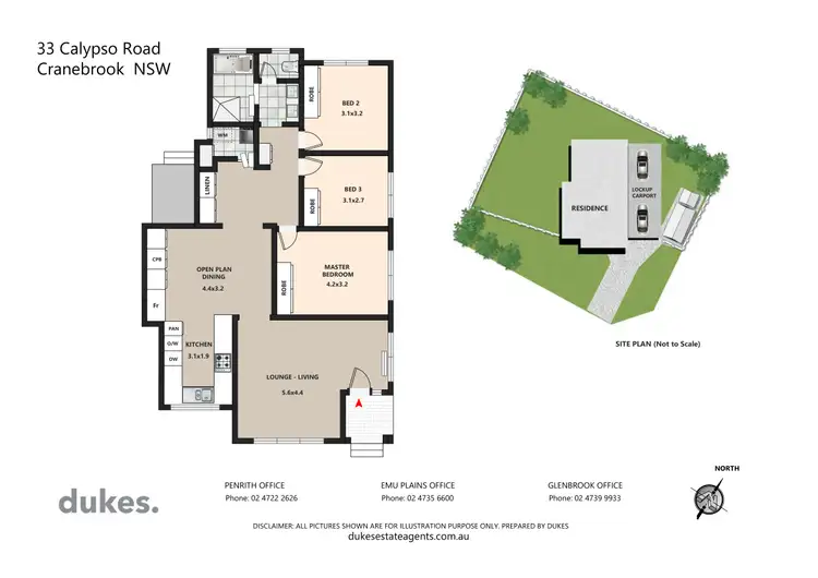Floorplan of Homely house listing, 33 Calypso Road, Cranebrook NSW 2749