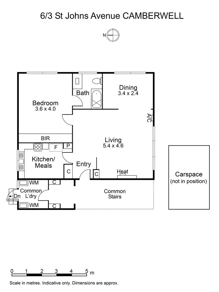 Floorplan of Homely apartment listing, 6/3 St Johns Avenue, Camberwell VIC 3124