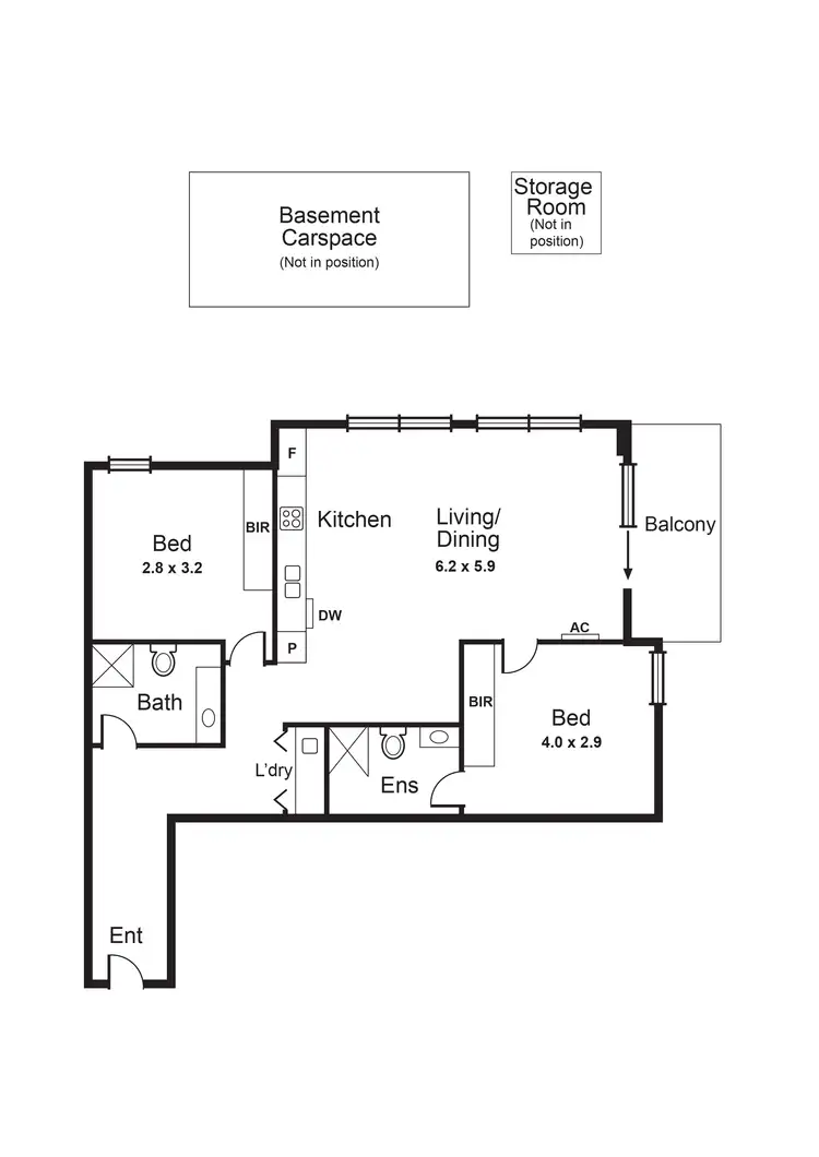 Floorplan of Homely apartment listing, 105/112 Mimosa Road, Carnegie VIC 3163