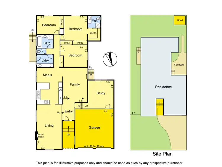 Floorplan of Homely house listing, 48 Eastgate Drive, Greensborough VIC 3088