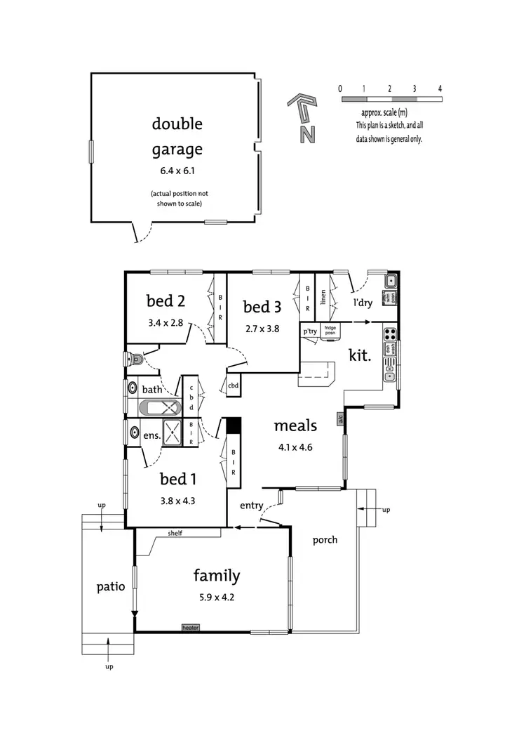 Floorplan of Homely house listing, 55 Barter Crescent, Forest Hill VIC 3131