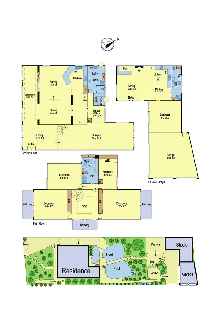 Floorplan of Homely house listing, 129 Old Eltham Road, Lower Plenty VIC 3093