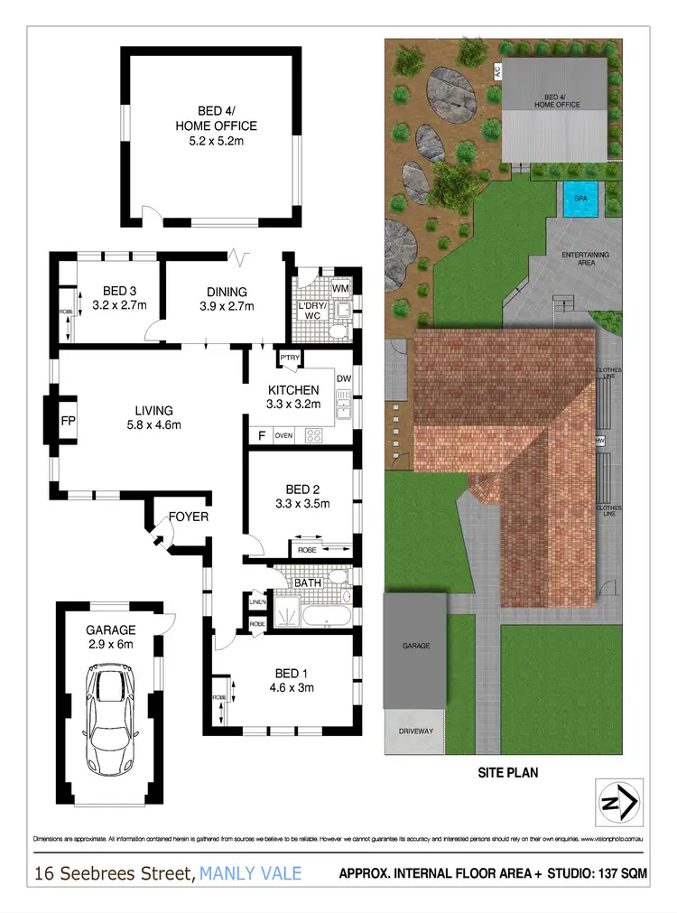 Floorplan of Homely house listing, 16 Seebrees Street, Manly Vale NSW 2093