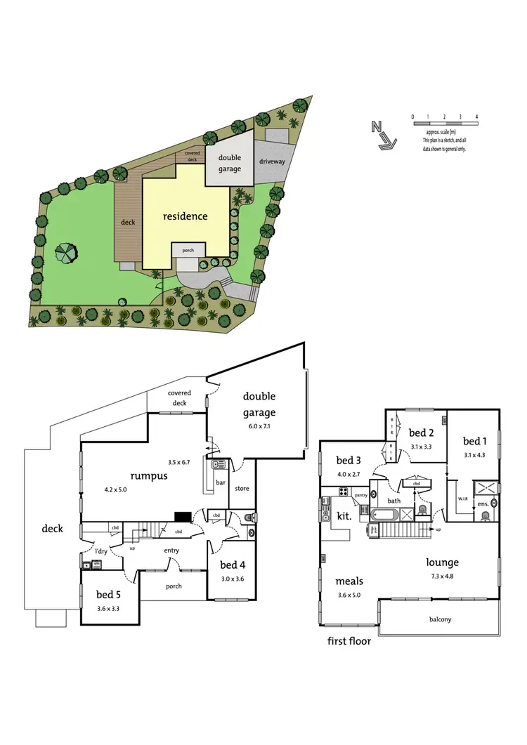 Floorplan of Homely house listing, 6 Landscape Drive, Doncaster East VIC 3109