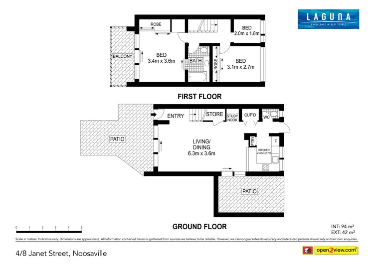 Floorplan of Homely unit listing, 4/8 Janet Street, Noosaville QLD 4566