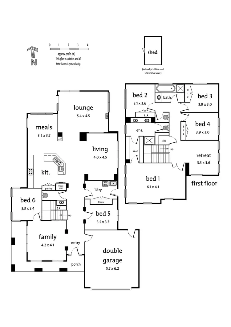 Floorplan of Homely house listing, 4 Chateau Close, Croydon VIC 3136