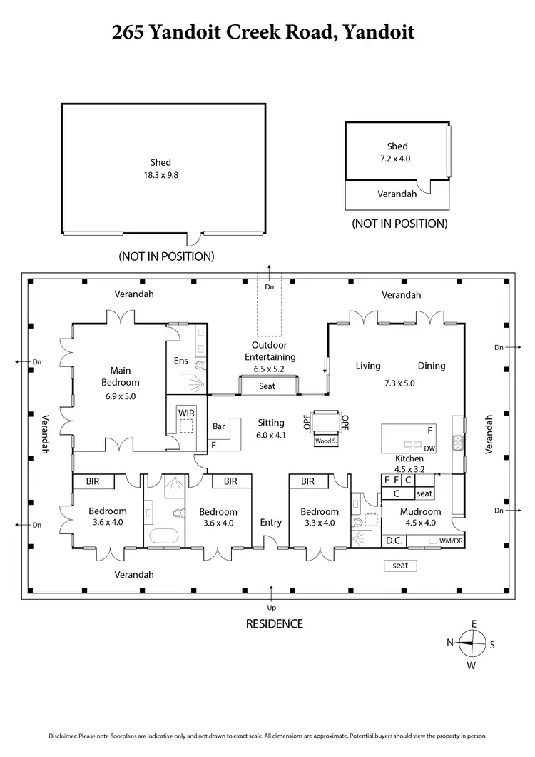 Floorplan of Homely house listing, 265 Yandoit Creek Road, Yandoit VIC 3461