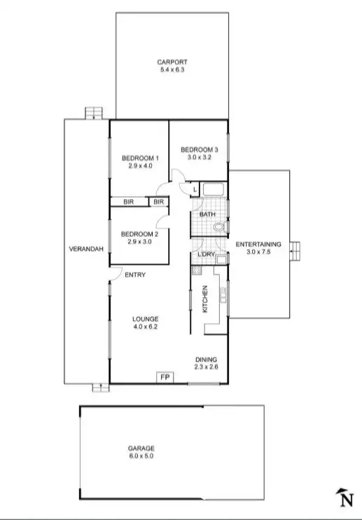 Floorplan of Homely house listing, 121A High Street, Lancefield VIC 3435
