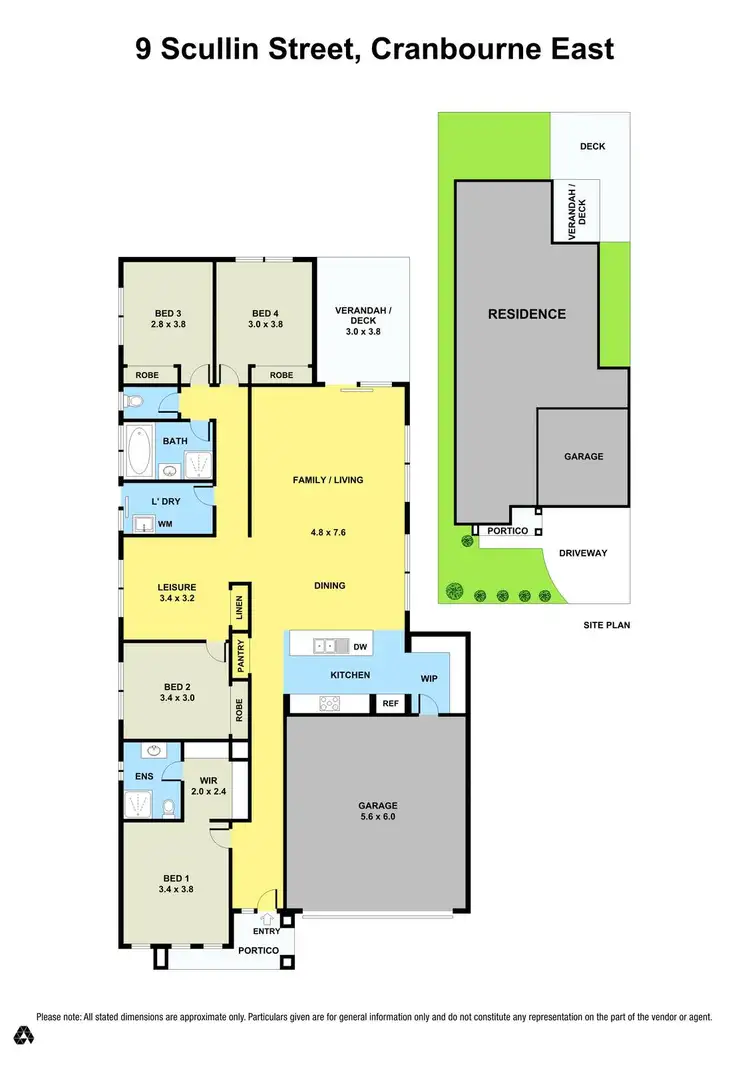 Floorplan of Homely house listing, 9 Scullin Street, Cranbourne East VIC 3977