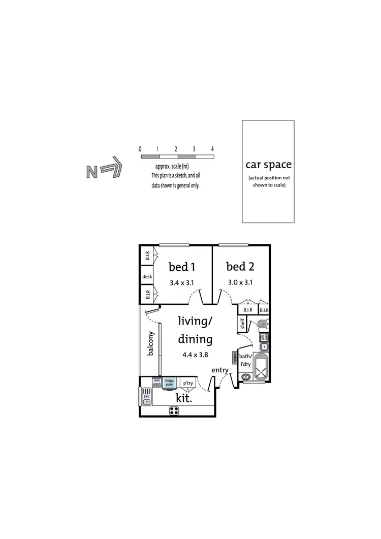 Floorplan of Homely apartment listing, 9/35 Kent Road, Box Hill VIC 3128