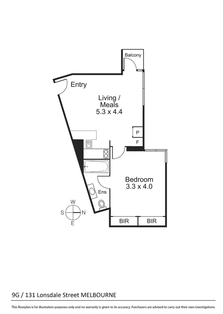 Floorplan of Homely unit listing, 9G/131 Lonsdale Street, Melbourne VIC 3000