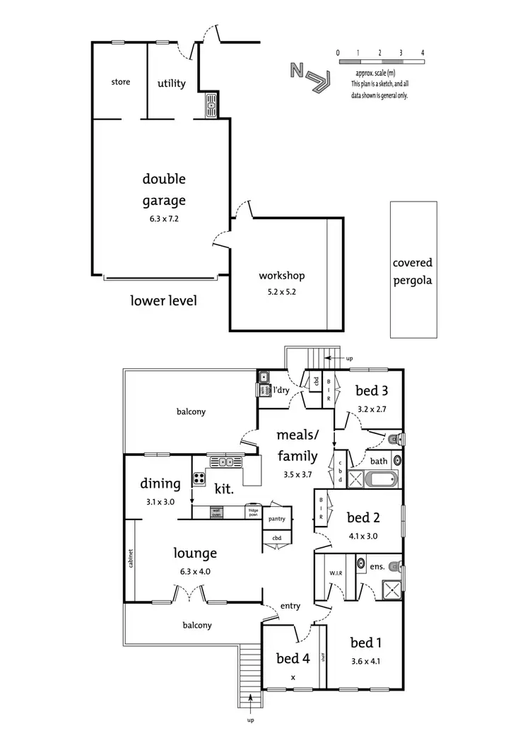 Floorplan of Homely house listing, 12 Harcourt Street, Doncaster VIC 3108