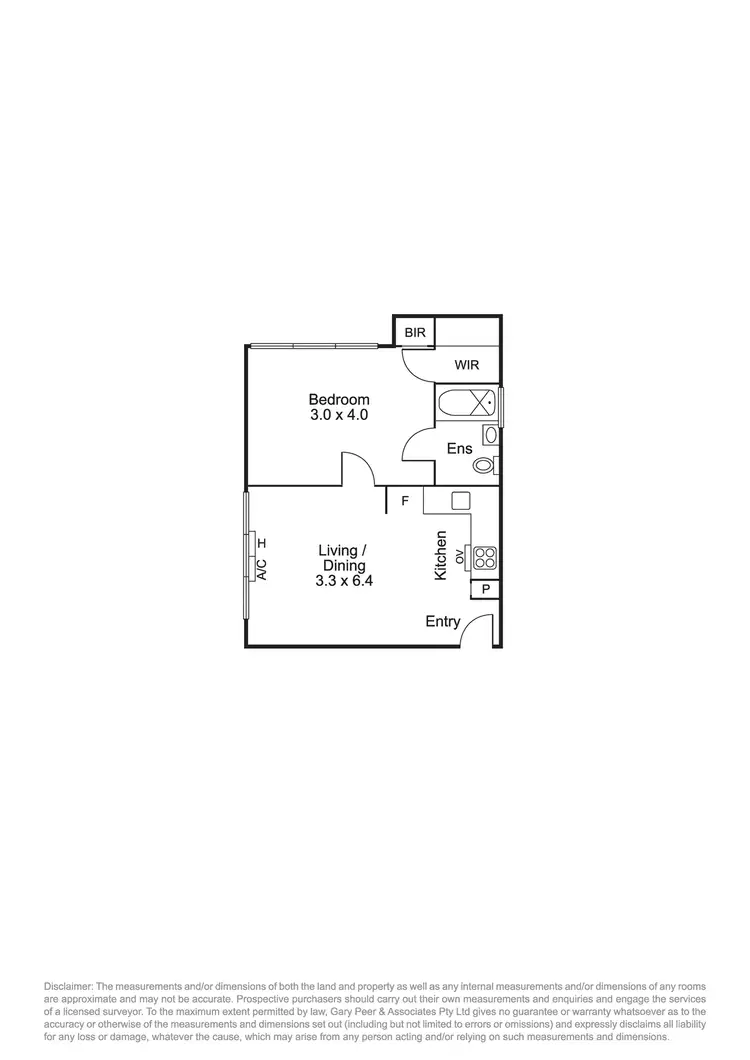 Floorplan of Homely apartment listing, 12/18 Park Crescent, Caulfield North VIC 3161