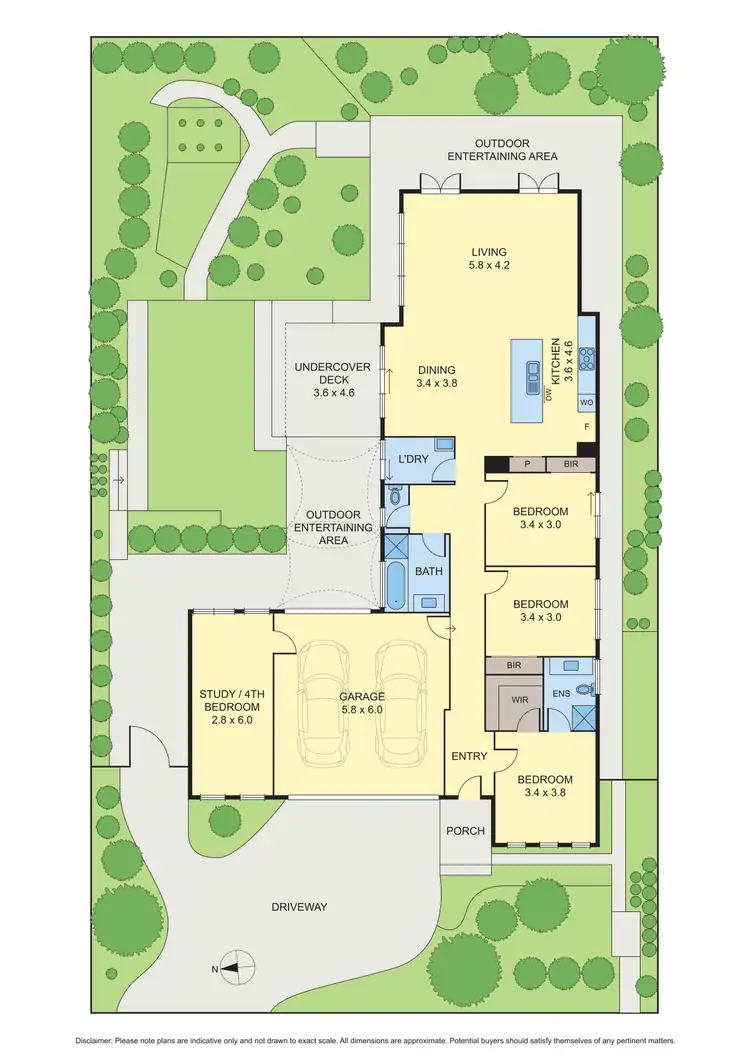 Floorplan of Homely house listing, 6 Dilwynia Avenue, Doreen VIC 3754
