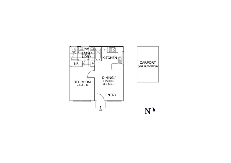 Floorplan of Homely unit listing, 6/45 Oakleigh Road, Carnegie VIC 3163