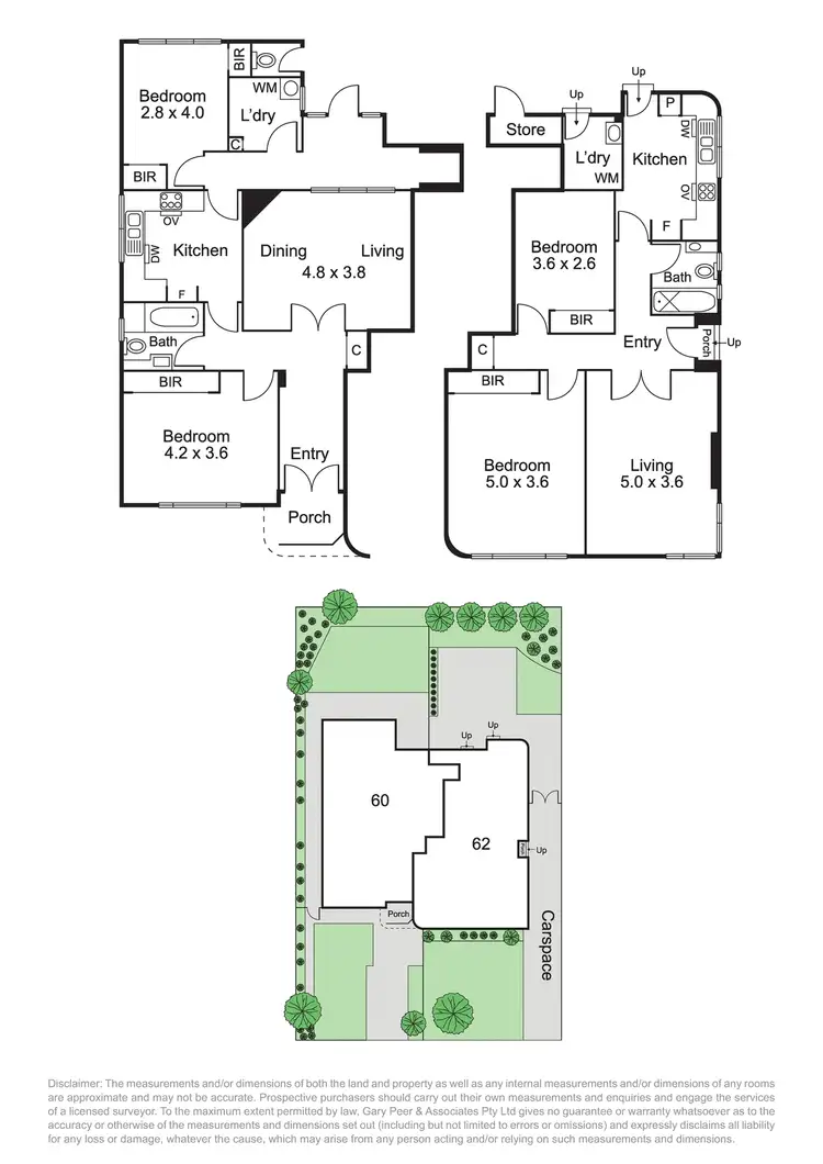 Floorplan of Homely house listing, 60-62 Northcote Avenue, Caulfield North VIC 3161