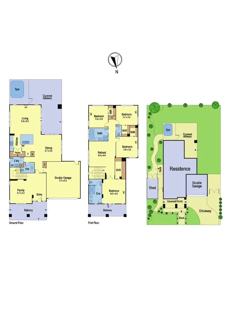 Floorplan of Homely house listing, 47 Bedervale Loop, Doreen VIC 3754