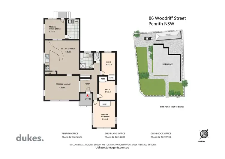 Floorplan of Homely house listing, 86 Woodriff Street, Penrith NSW 2750