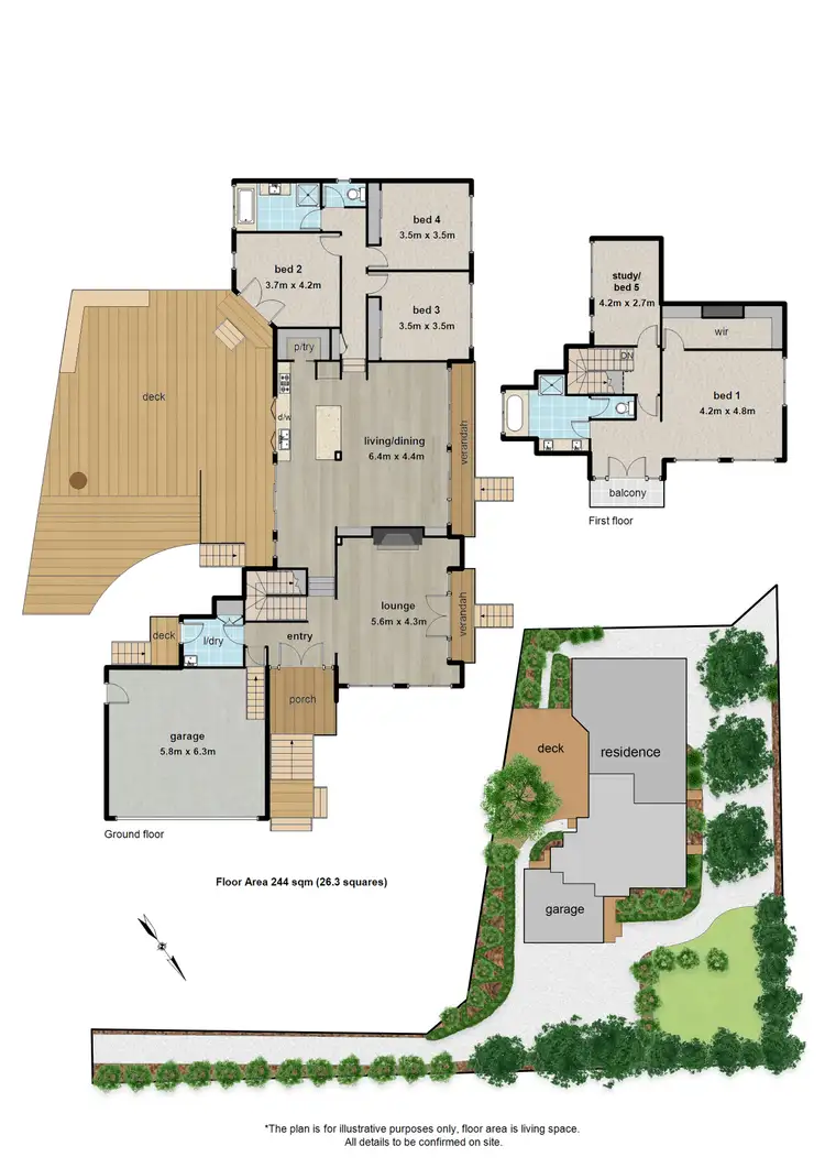 Floorplan of Homely house listing, 33 Hakea Street, Tecoma VIC 3160