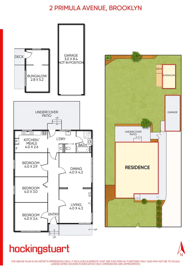 Floorplan of Homely house listing, 2 Primula Avenue, Brooklyn VIC 3012