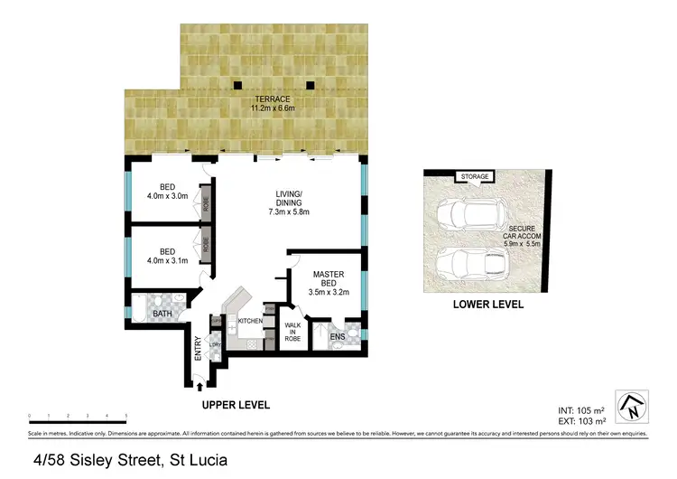 Floorplan of Homely unit listing, 4/58 Sisley Street, St Lucia QLD 4067