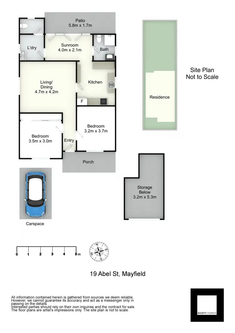 Floorplan of Homely house listing, 19 Abel Street, Mayfield NSW 2304