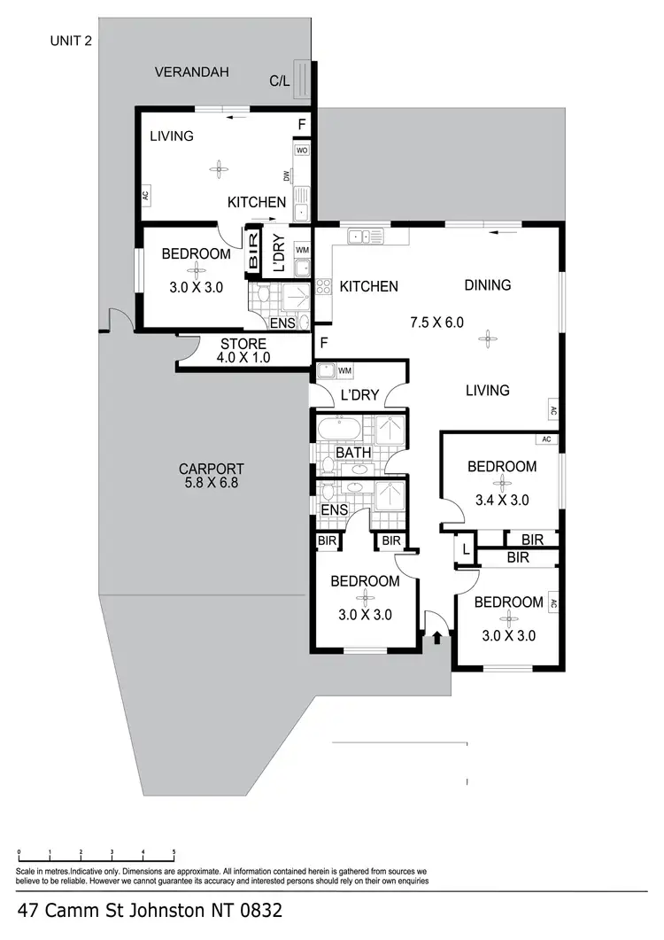 Floorplan of Homely house listing, 47 Camm Street, Johnston NT 832