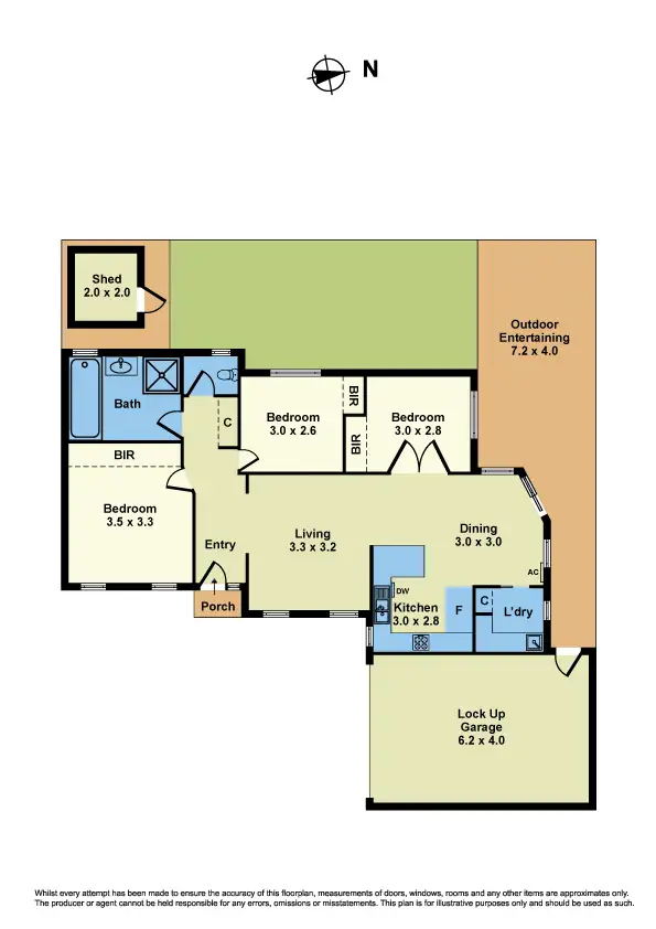 Floorplan of Homely unit listing, 2/25 Sutton Avenue, Altona North VIC 3025