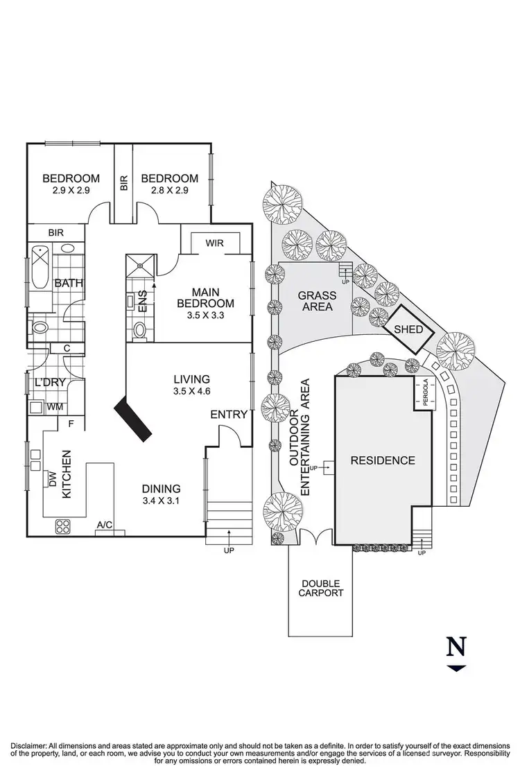 Floorplan of Homely unit listing, 2/122 Main Road, Lower Plenty VIC 3093
