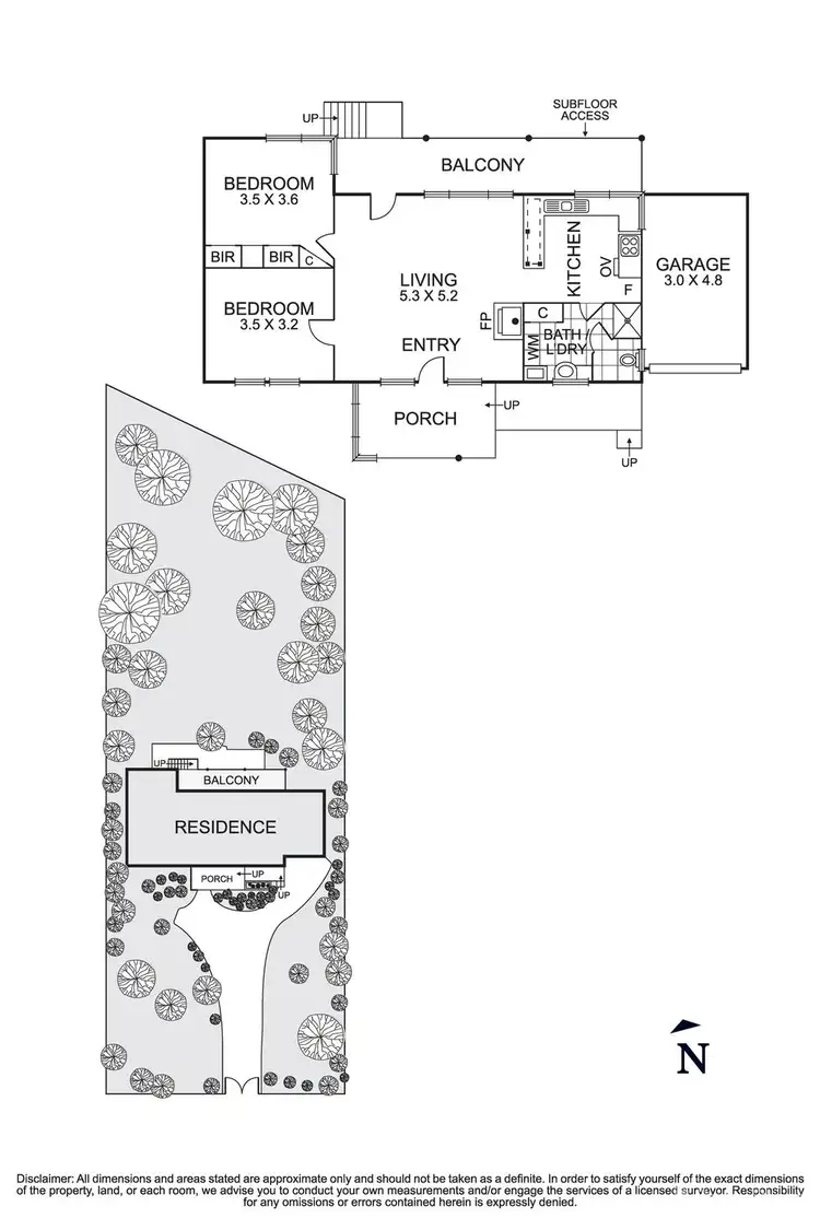 Floorplan of Homely house listing, 32 West End Road, Warrandyte VIC 3113