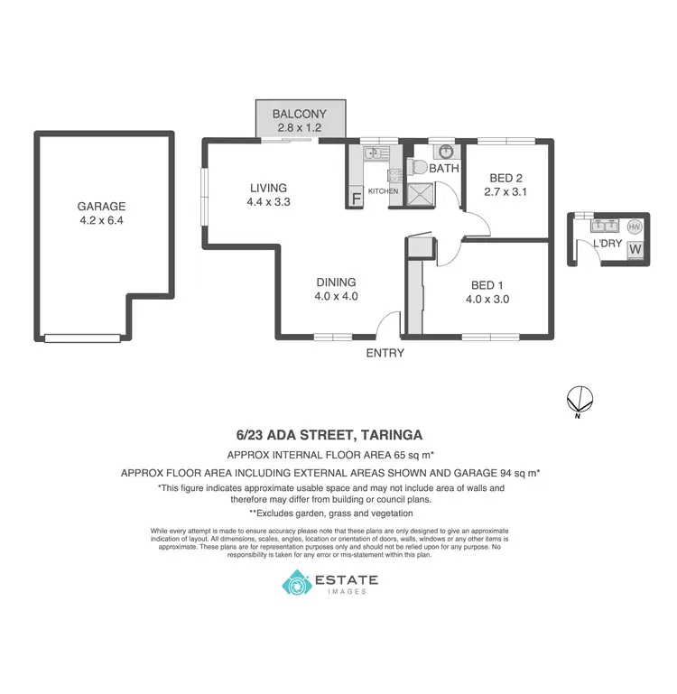Floorplan of Homely unit listing, 6/23 Ada Street, Taringa QLD 4068