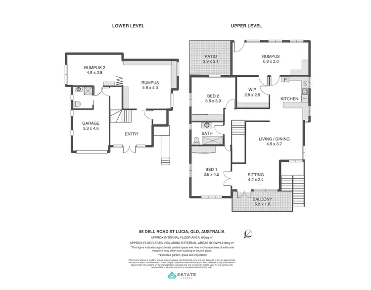 Floorplan of Homely house listing, 86 Dell Road, St Lucia QLD 4067