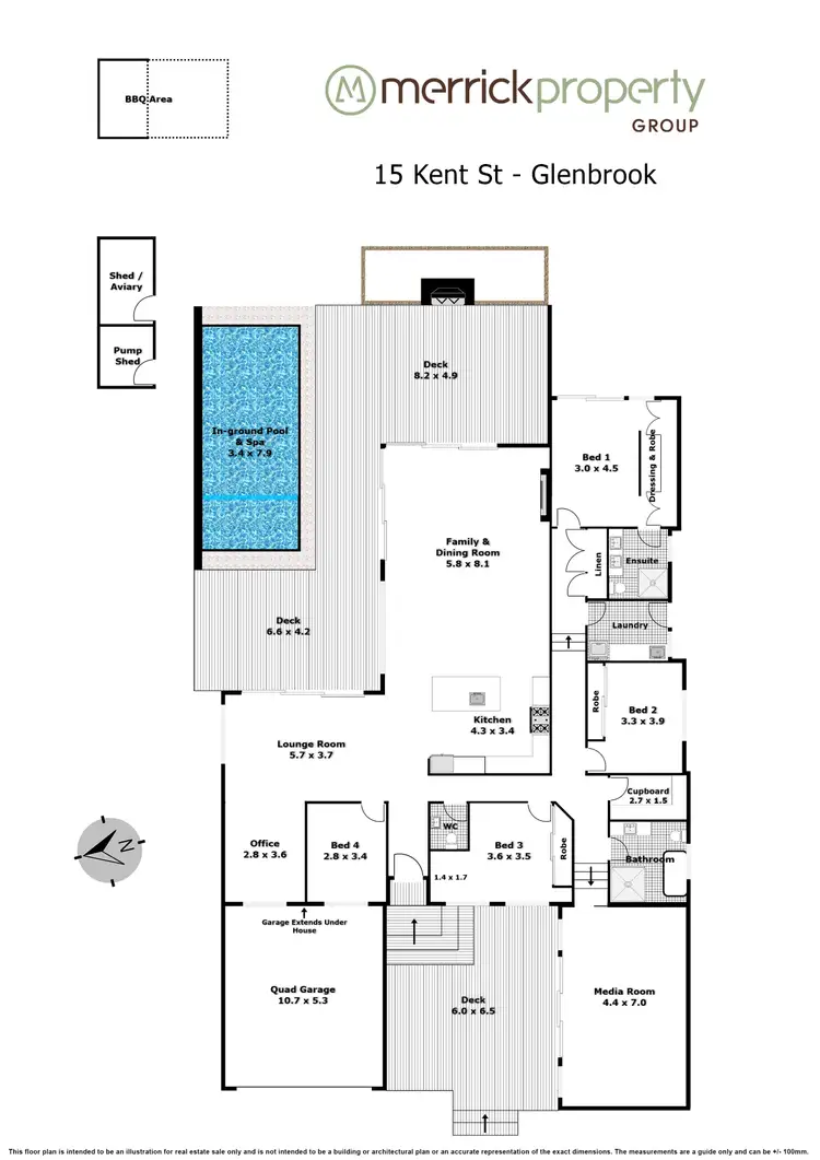 Floorplan of Homely house listing, 15 Kent Street, Glenbrook NSW 2773