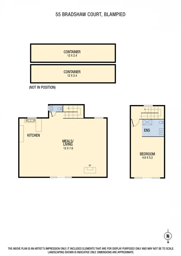 Floorplan of Homely land listing, 55 Bradshaw Court, Blampied VIC 3364