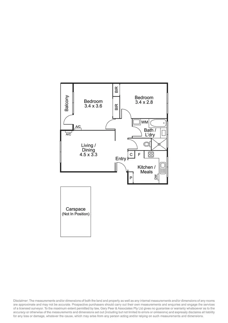 Floorplan of Homely apartment listing, 7/19 Trevascus Street, Caulfield South VIC 3162