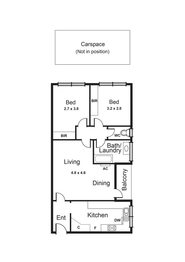 Floorplan of Homely apartment listing, 5/68 Edgar Street North, Glen Iris VIC 3146