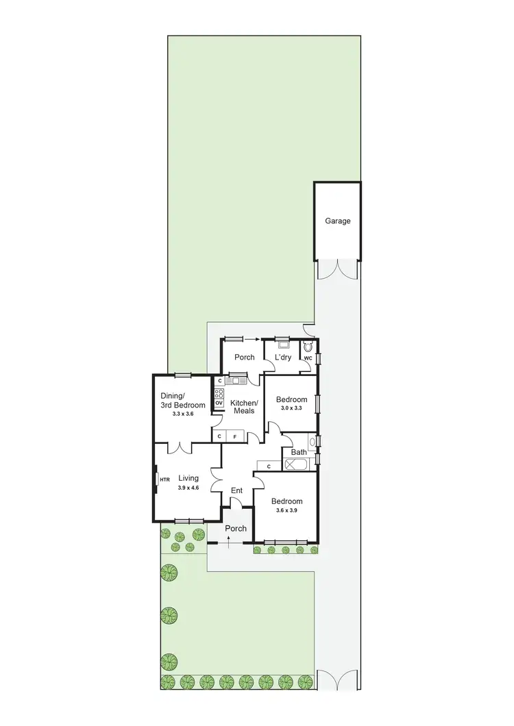 Floorplan of Homely house listing, 12 Kangaroo Road, Murrumbeena VIC 3163