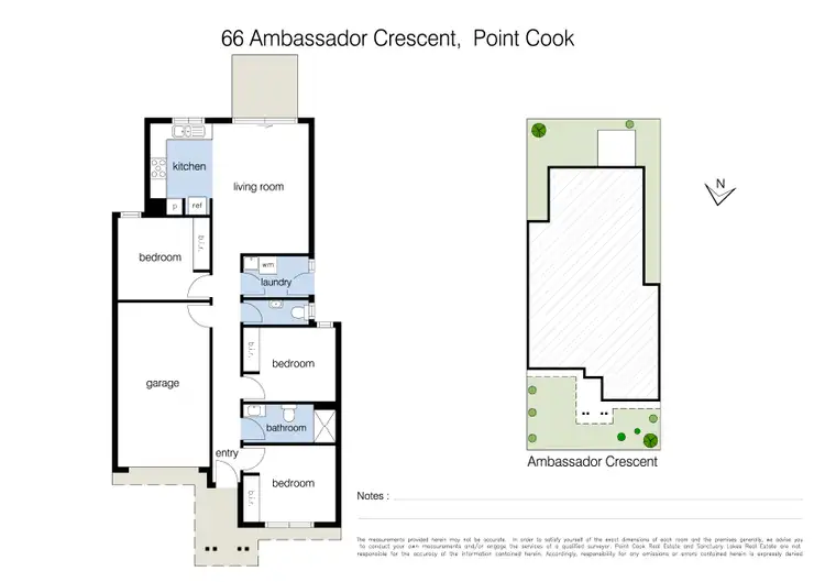 Floorplan of Homely house listing, 66 Ambassador Crescent, Point Cook VIC 3030