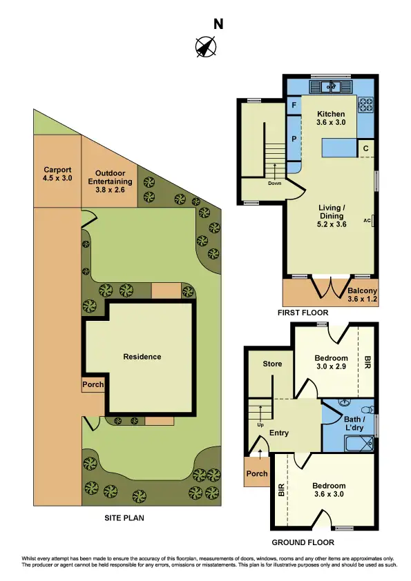 Floorplan of Homely house listing, 36 Kanowna Street, Williamstown VIC 3016