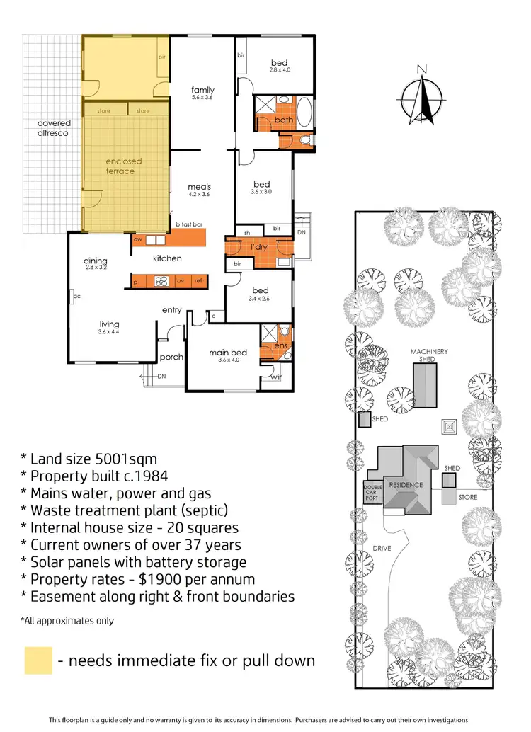 Floorplan of Homely rural property listing, 116 Bungower Road, Somerville VIC 3912