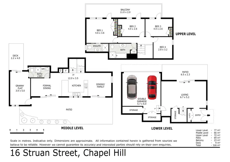 Floorplan of Homely house listing, 16 Struan Street, Chapel Hill QLD 4069