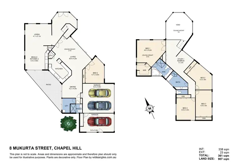 Floorplan of Homely house listing, 8 Mukurta Street, Chapel Hill QLD 4069