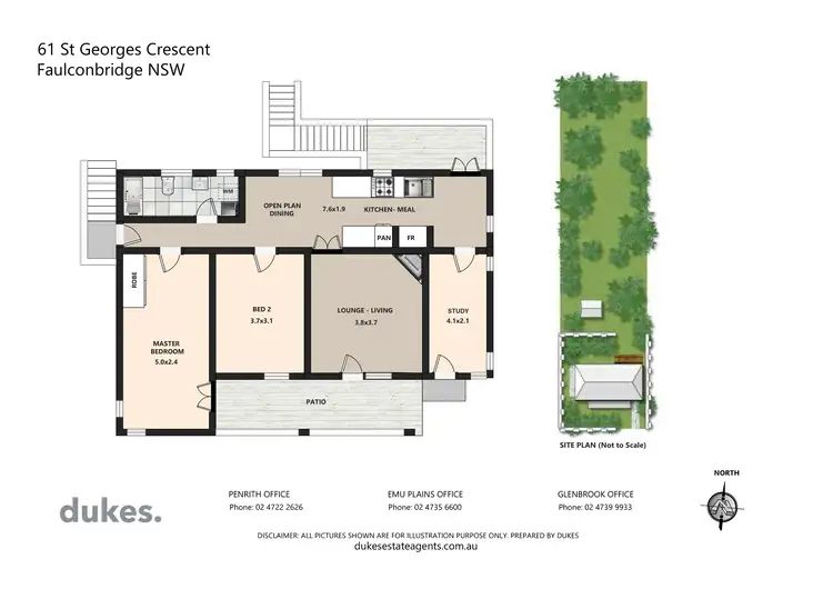 Floorplan of Homely house listing, 61 St Georges Crescent, Faulconbridge NSW 2776