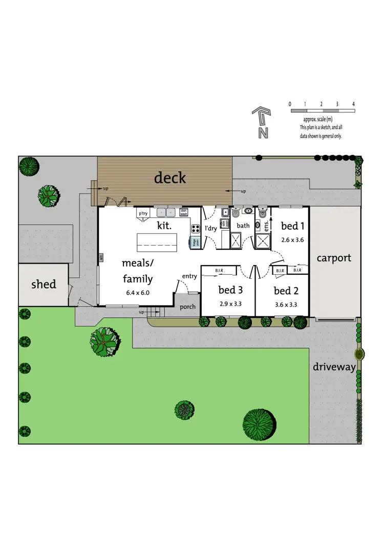 Floorplan of Homely house listing, 6 Garden Street, Ringwood VIC 3134